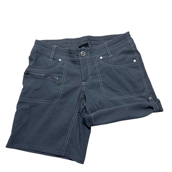 Kühl Women’s Kliffside Air roll up mid rise short gray size 2 - Picture 2 of 8